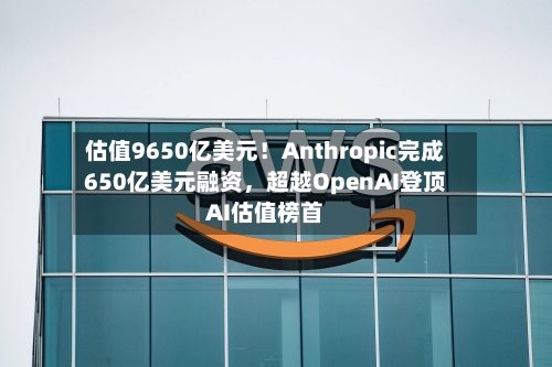 估值9650亿美元！Anthropic完成650亿美元融资，超越OpenAI登顶AI估值榜首