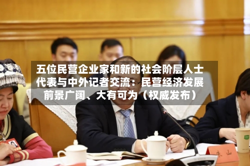 五位民营企业家和新的社会阶层人士代表与中外记者交流：民营经济发展前景广阔、大有可为（权威发布）