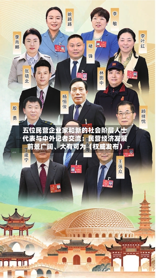五位民营企业家和新的社会阶层人士代表与中外记者交流：民营经济发展前景广阔、大有可为（权威发布）-第2张图片