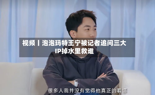 视频丨泡泡玛特王宁被记者追问三大IP掉水里救谁