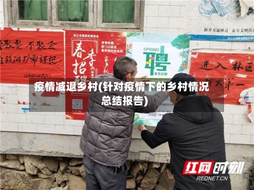 疫情减退乡村(针对疫情下的乡村情况总结报告)-第3张图片