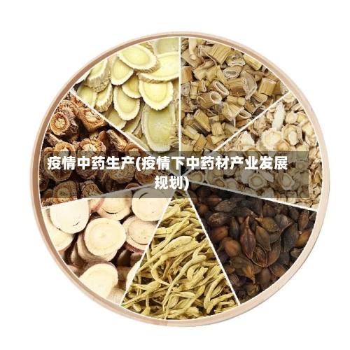 疫情中药生产(疫情下中药材产业发展规划)-第2张图片