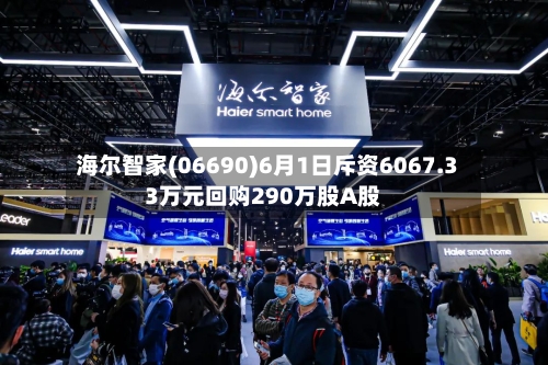 海尔智家(06690)6月1日斥资6067.33万元回购290万股A股