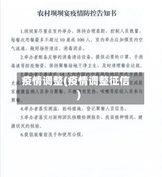 疫情调整(疫情调整征信)-第2张图片