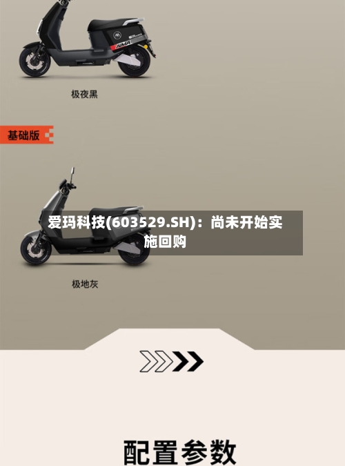爱玛科技(603529.SH)：尚未开始实施回购