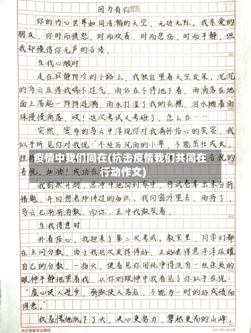 疫情中我们同在(抗击疫情我们共同在行动作文)-第2张图片