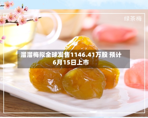 溜溜梅拟全球发售1146.41万股 预计6月15日上市-第2张图片