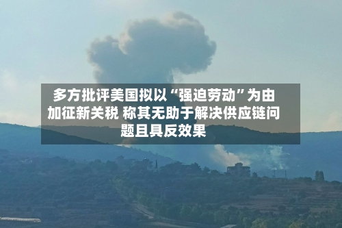 多方批评美国拟以“强迫劳动	”为由加征新关税 称其无助于解决供应链问题且具反效果-第3张图片
