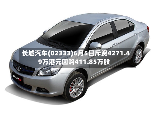 长城汽车(02333)6月5日斥资4271.49万港元回购411.85万股