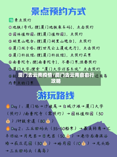 厦门去云南疫情/厦门去云南自由行攻略-第2张图片