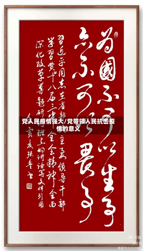 党人民疫情强大/党带领人民抗击疫情的意义-第3张图片