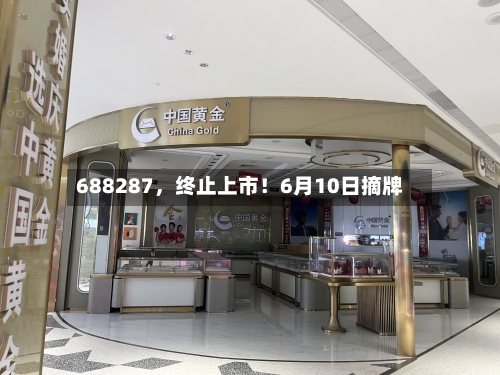 688287，终止上市！6月10日摘牌-第3张图片