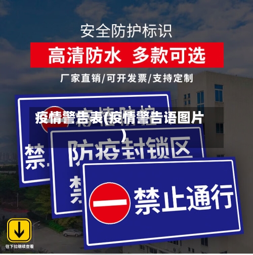 疫情警告表(疫情警告语图片)