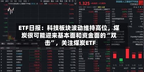 ETF日报：科技板块波动维持高位，煤炭很可能迎来基本面和资金面的“双击	”	，关注煤炭ETF-第2张图片