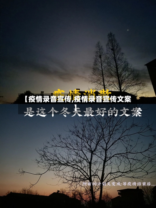 【疫情录音宣传,疫情录音宣传文案】-第2张图片