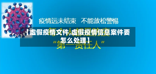 【虚假疫情文件,虚假疫情信息案件要怎么处理】-第2张图片