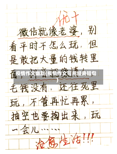 疫情作文幽默(疫情作文可用经典短句)-第2张图片