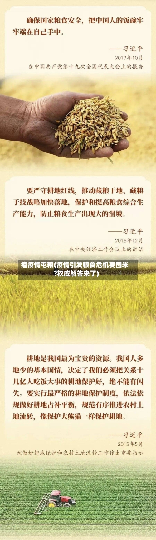 瘟疫情屯粮(疫情引发粮食危机要囤米?权威解答来了)-第3张图片