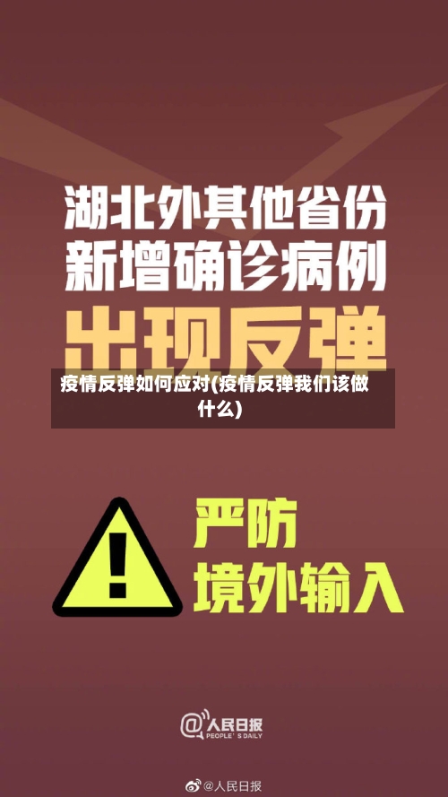 疫情反弹如何应对(疫情反弹我们该做什么)-第2张图片