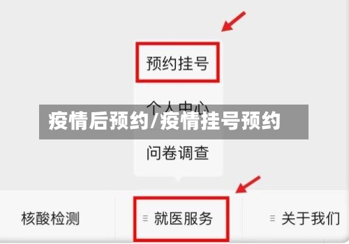 疫情后预约/疫情挂号预约