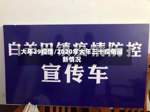 大年29疫情/2020年大年三十疫情最新情况