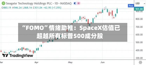 “FOMO	”情绪助推：SpaceX估值已超越所有标普500成分股-第2张图片