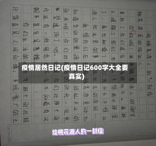 疫情居然日记(疫情日记600字大全要真实)-第3张图片
