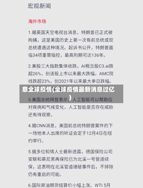 意全球疫情(全球疫情最新消息过亿)-第3张图片