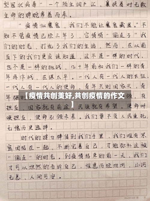 【疫情共创美好,共创疫情的作文】