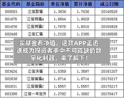 买基金看净值	，这款APP正迅速成为投资者手中不可或缺的数字化利器，来了解下！-第2张图片