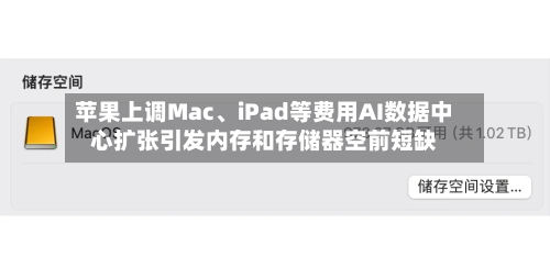 苹果上调Mac	、iPad等费用AI数据中心扩张引发内存和存储器空前短缺-第2张图片