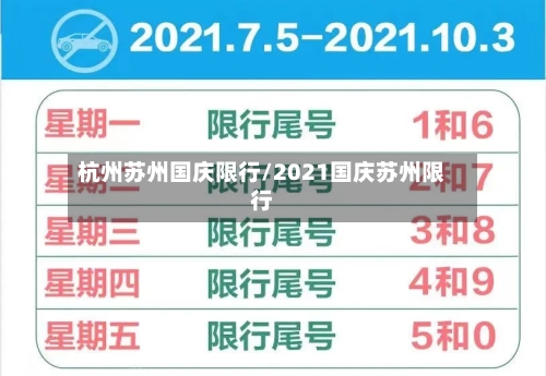 杭州苏州国庆限行/2021国庆苏州限行