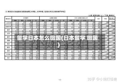 留学日本怎么回国(日本留学 回国)-第3张图片