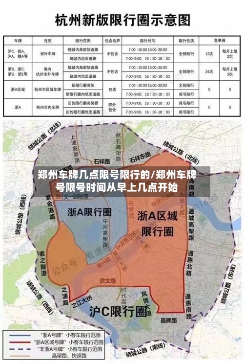 郑州车牌几点限号限行的/郑州车牌号限号时间从早上几点开始-第2张图片