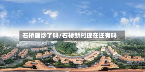 石桥确诊了吗/石桥新村现在还有吗-第2张图片