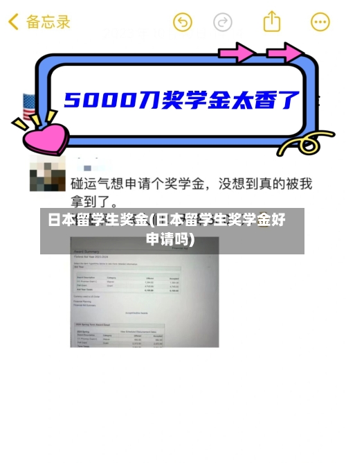 日本留学生奖金(日本留学生奖学金好申请吗)-第2张图片