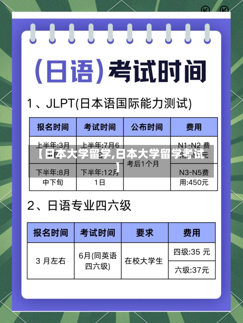 【日本大学留学,日本大学留学考试】-第3张图片